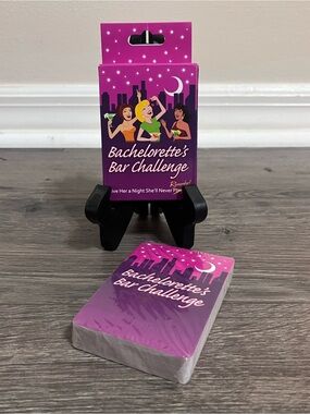 Bachelorette's Bar Challenge Party Game - Pink/Purple
